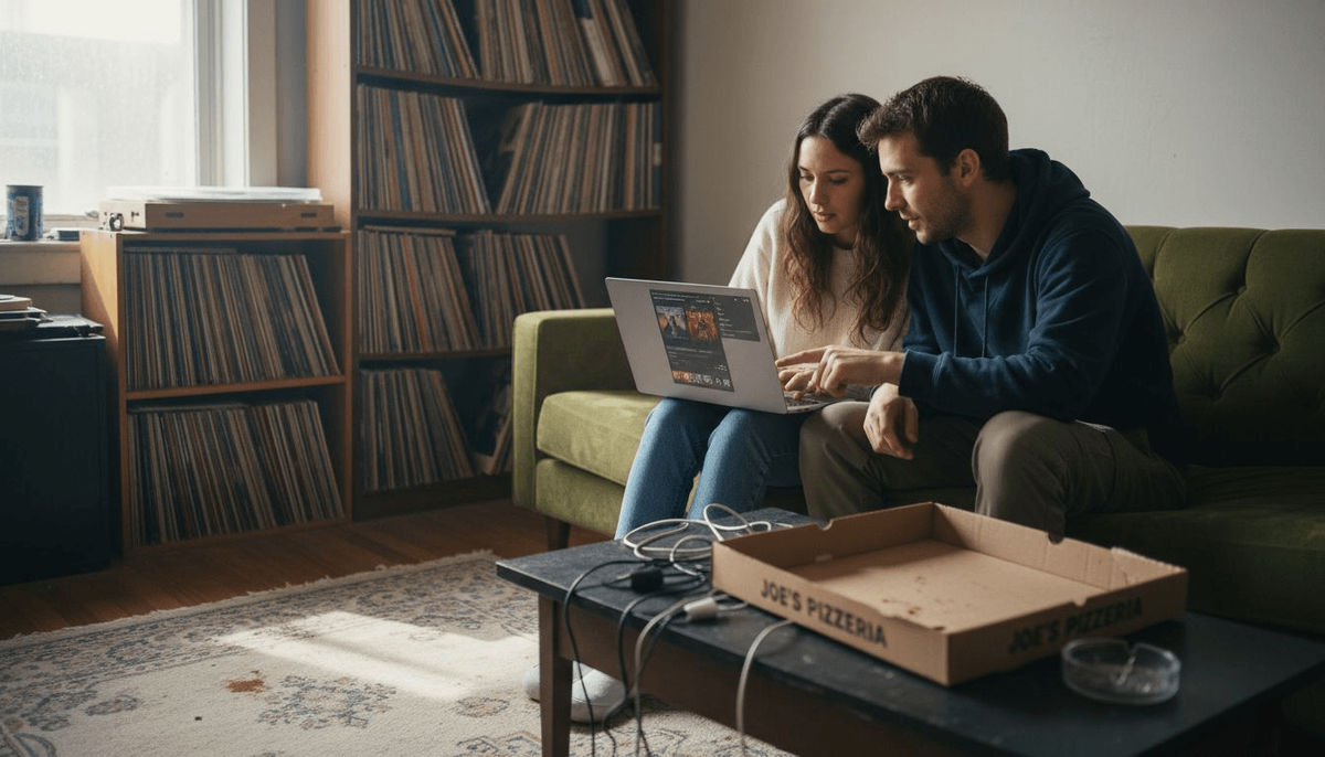 Collaborative playlist creation at home