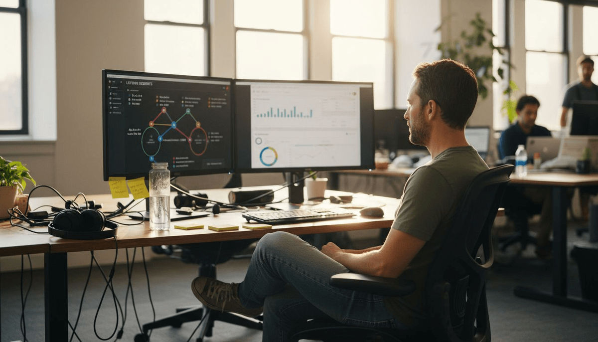 Researcher filtering music segmentation dashboard