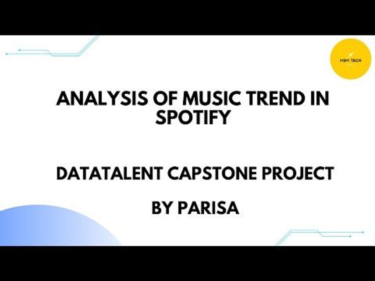 Analysis of Music Trend In Spotify