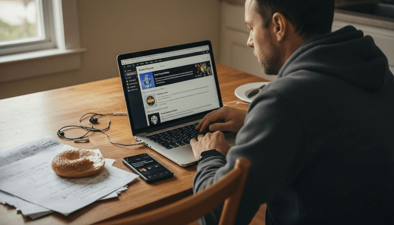 Data scientist analyzing private playlist data