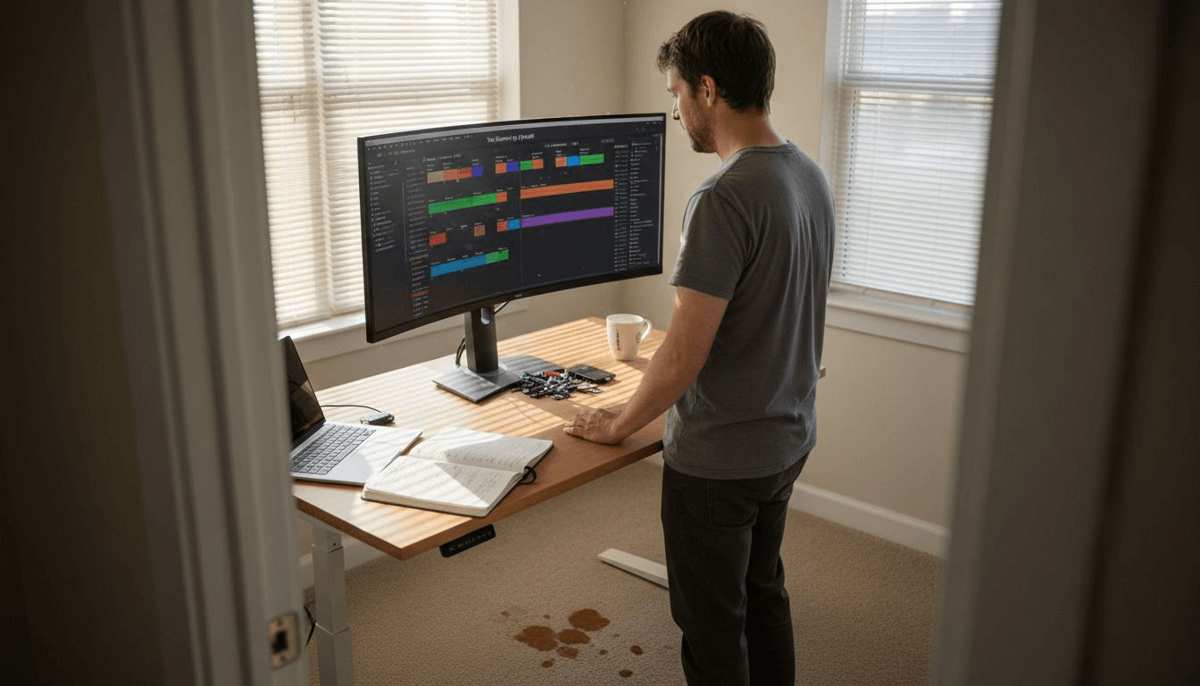 Engineer analyzing playlist data heatmap