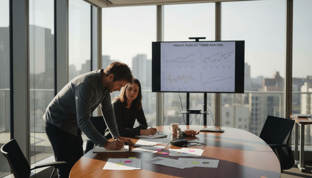 Team analyzes music trends with graphs