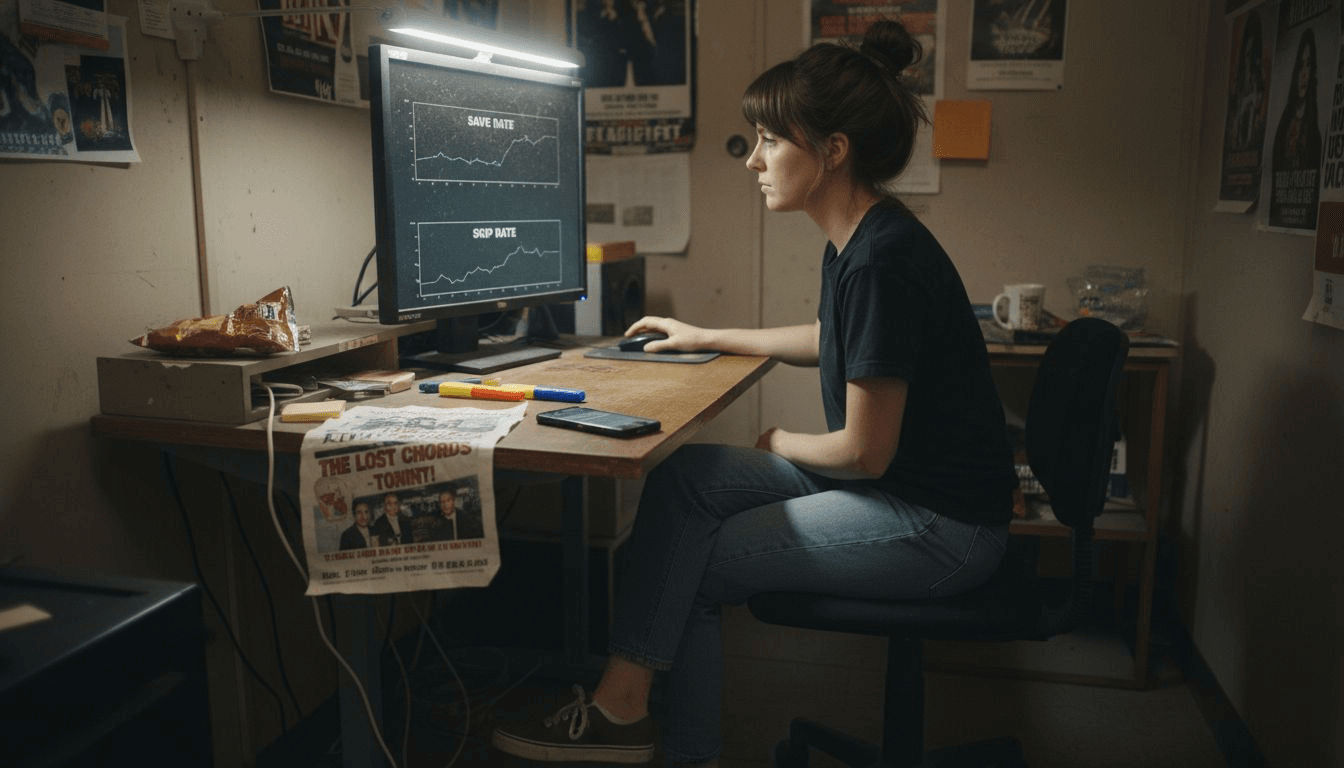 Music analyst examining save and skip rate charts