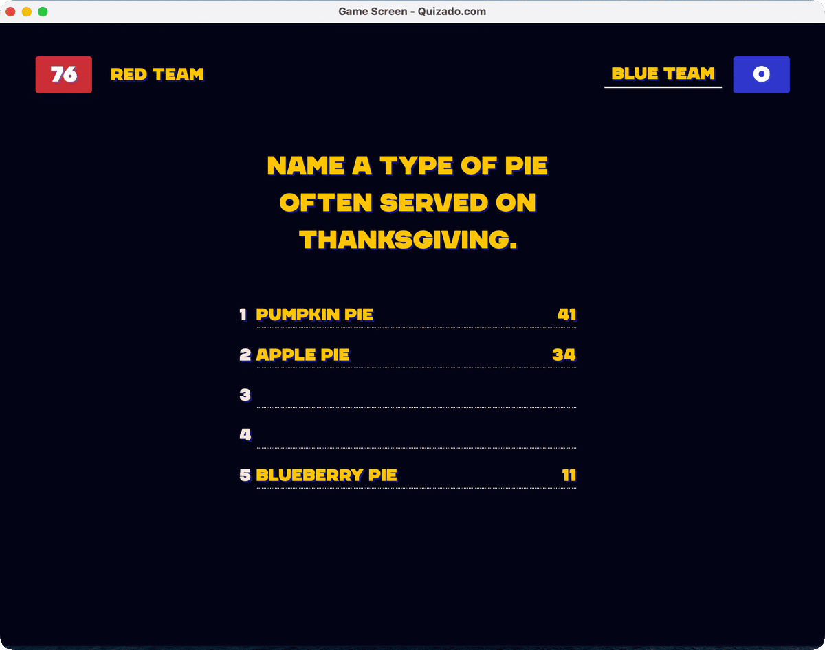 quizado game screen screenshot