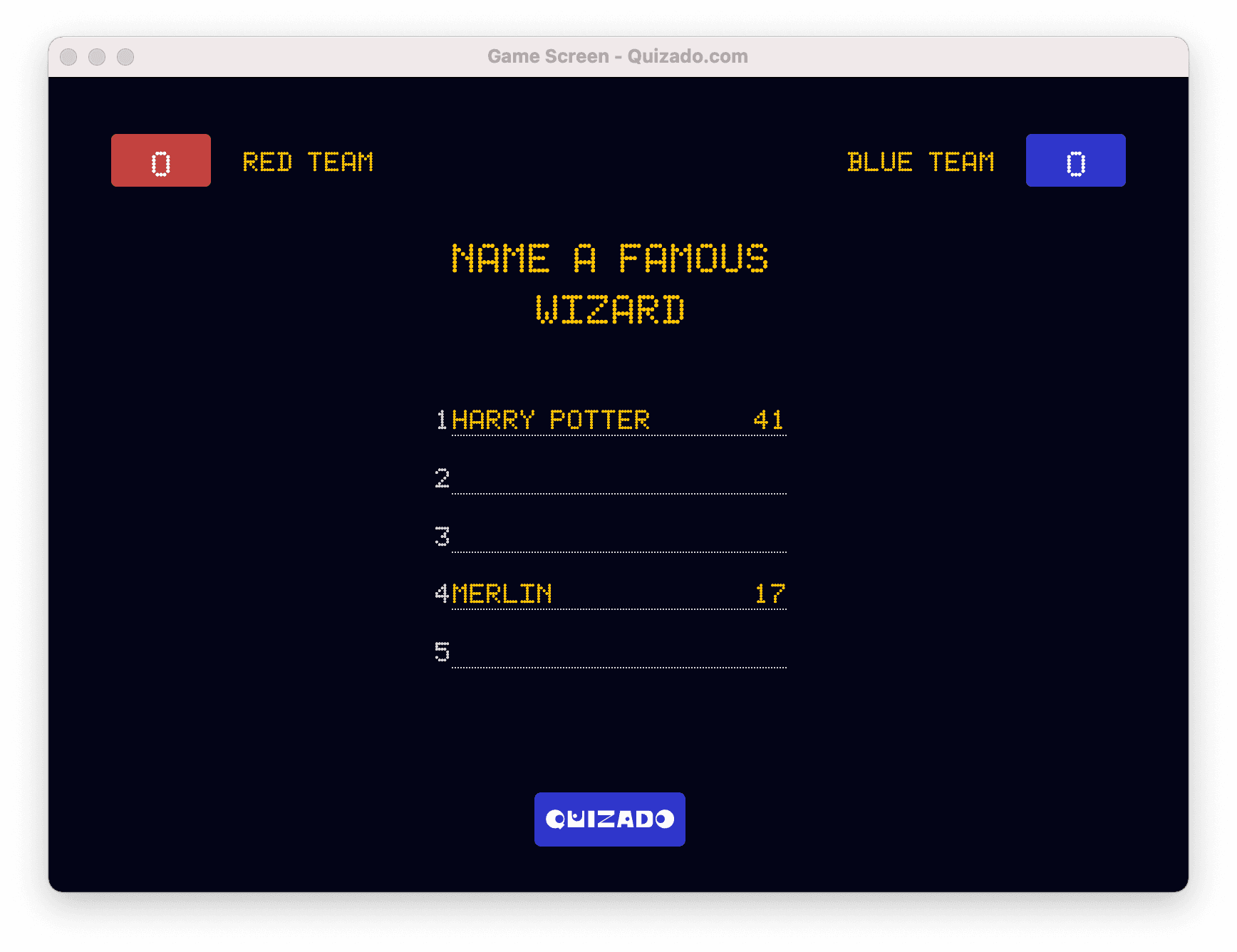 name a famous wizard family feud