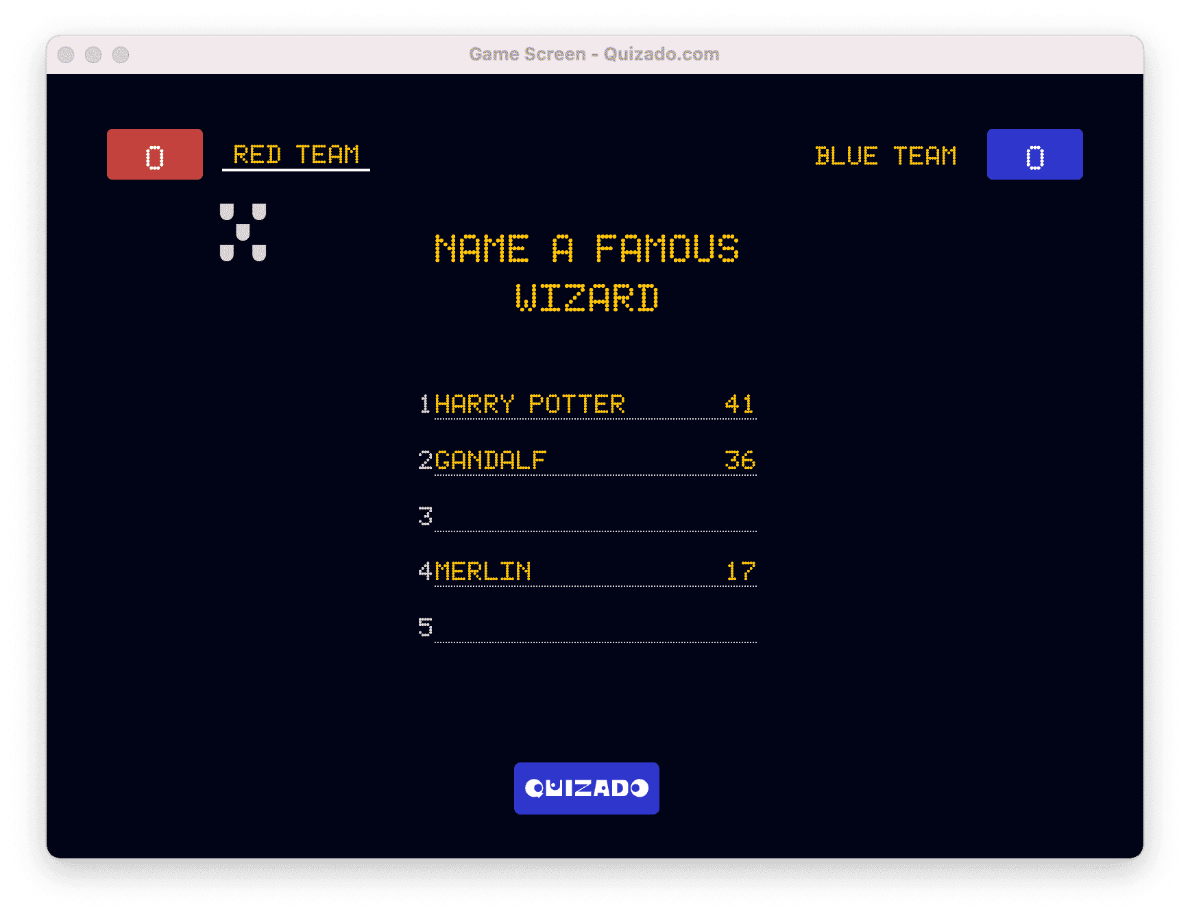 family feud name a famous wizard 
