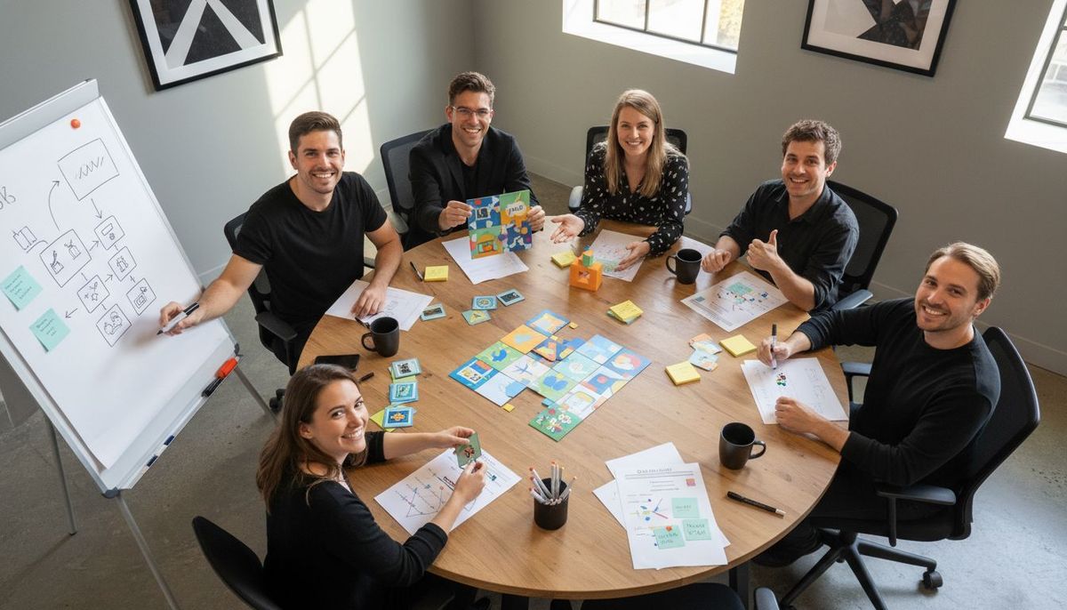 team-building activity coworkers