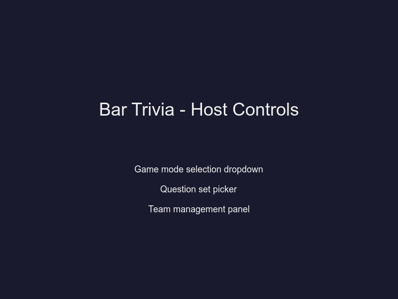 Host Starts the Game