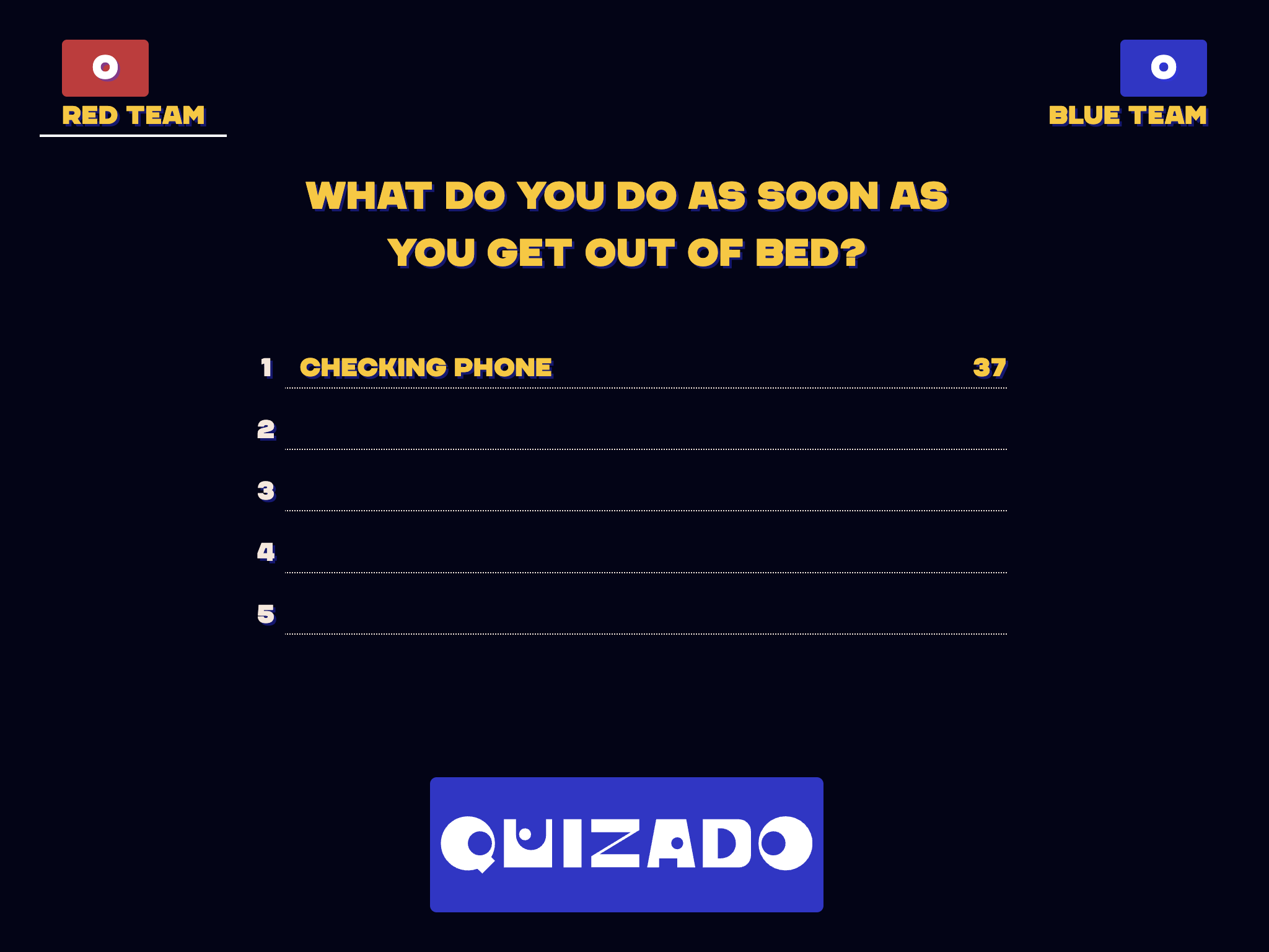 Quizado main window