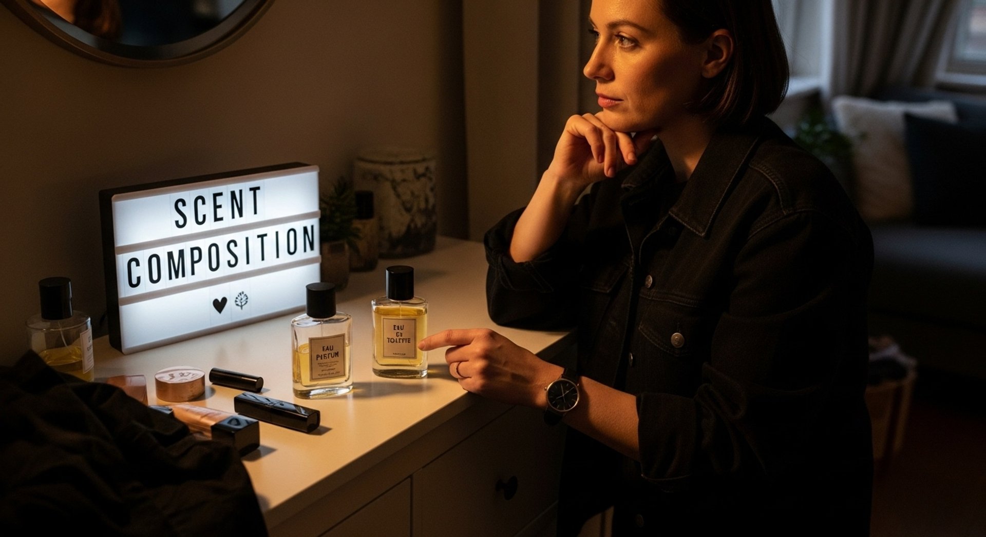 Duftkomposition tägliche Routine