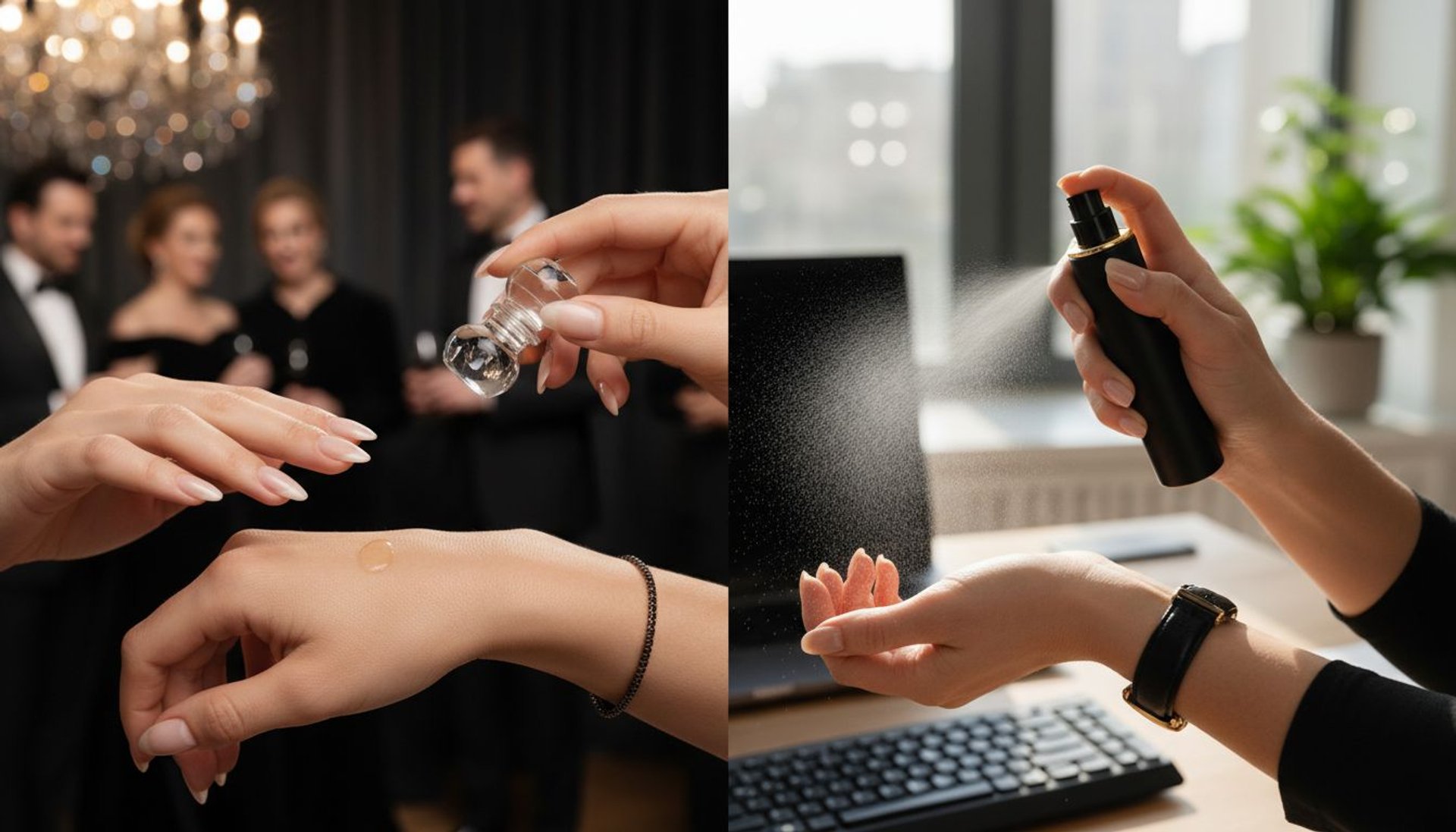 applying perfume techniques