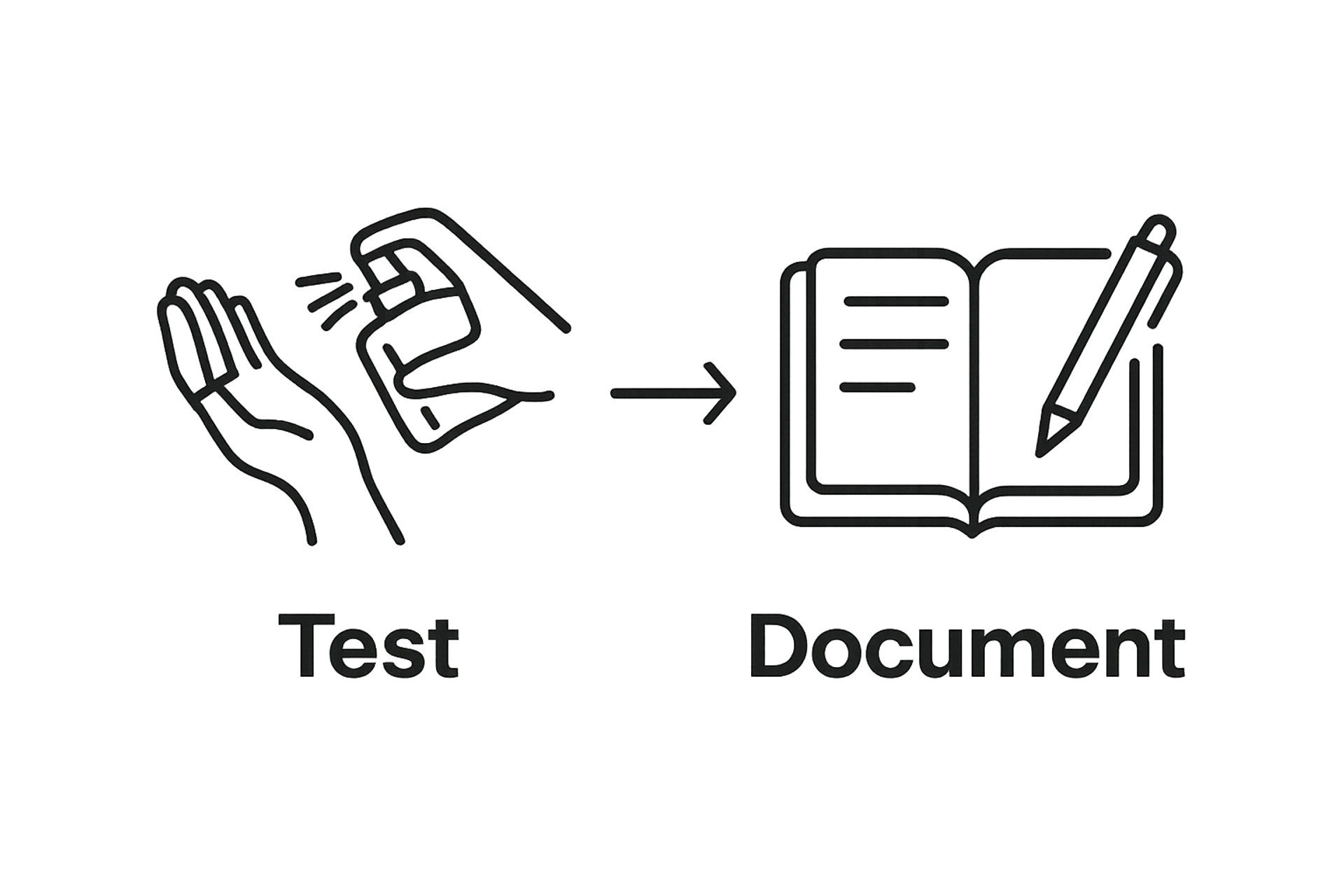 Infografika pokazująca, jak przetestować i udokumentować recenzję perfum w dwóch prostych krokach