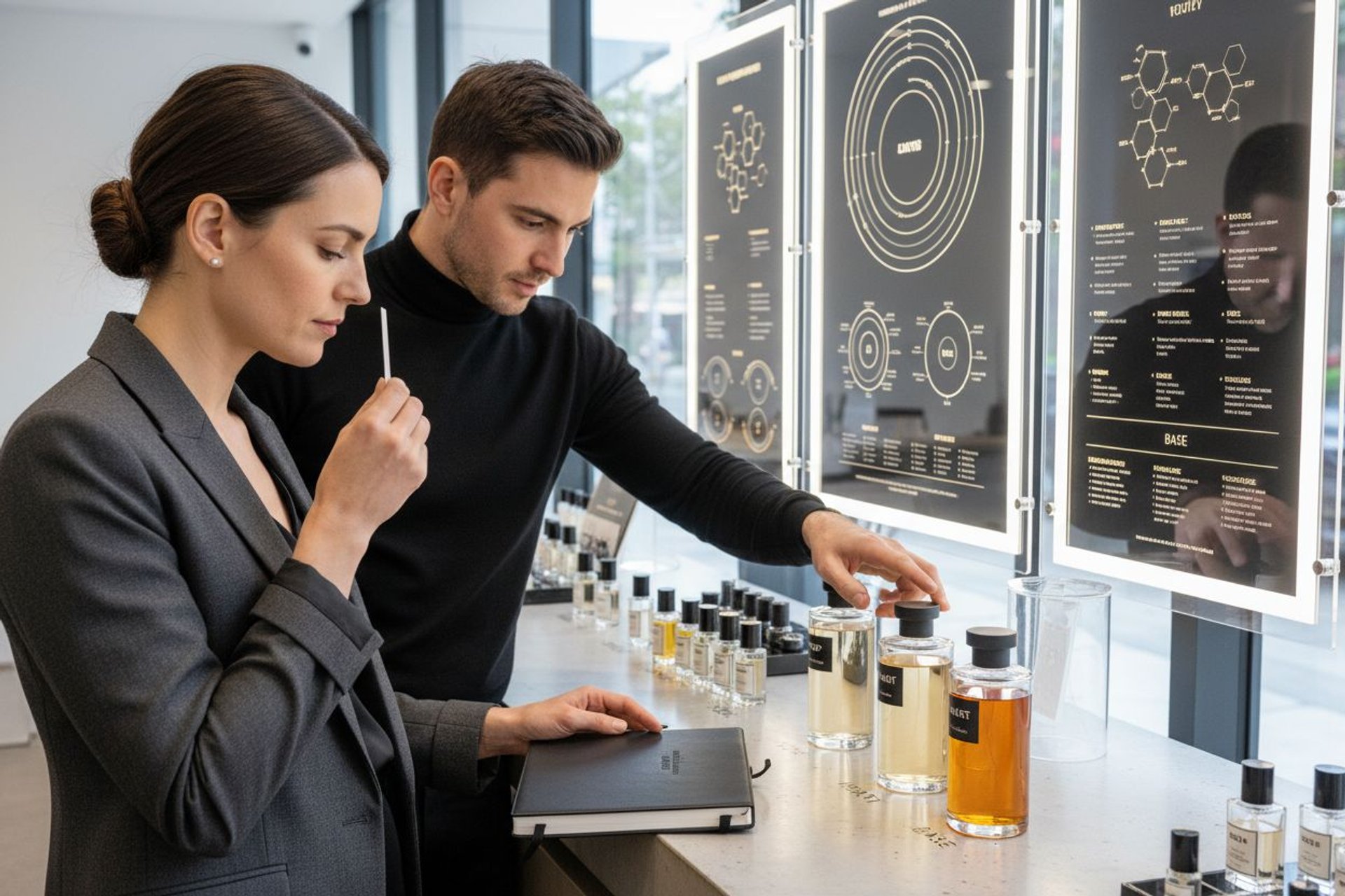 perfume sampling professional