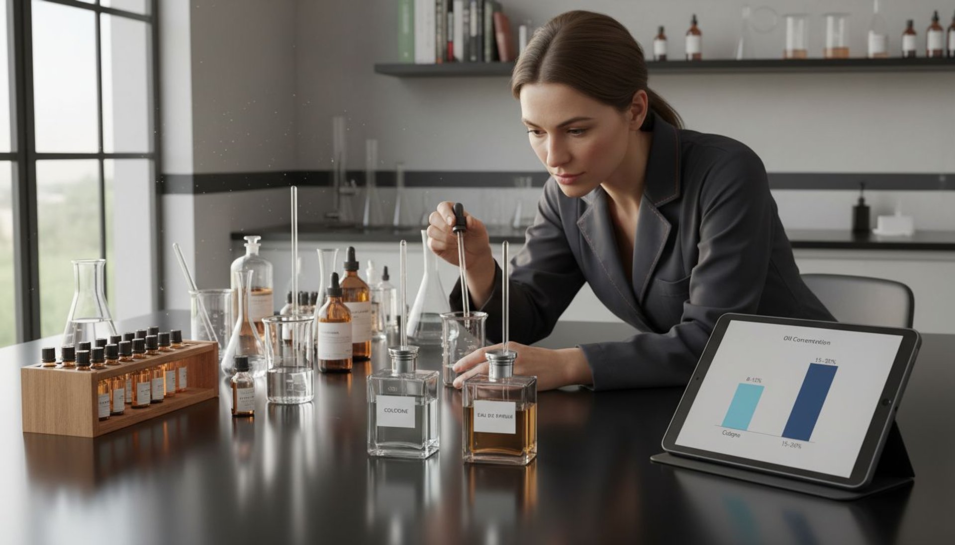 perfume concentration display