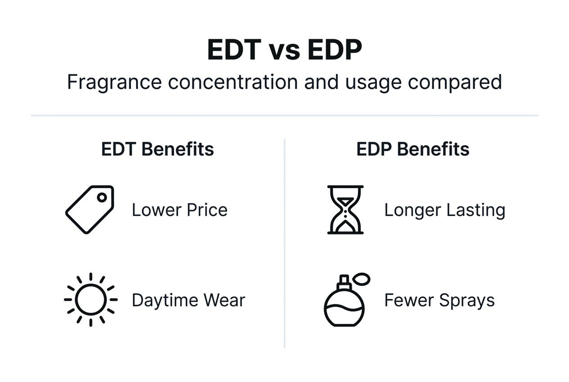 Choose confidently: eau de toilette or eau de parfum
