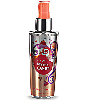 Cherry Mousse by Avon perfume bottle