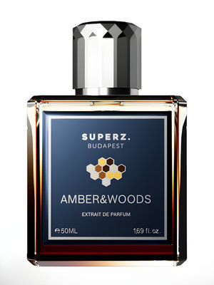 Amber & Woods by Superz. perfume bottle