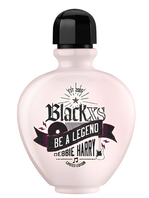 Black XS Be a Legend Debbie Harry by Rabanne perfume bottle