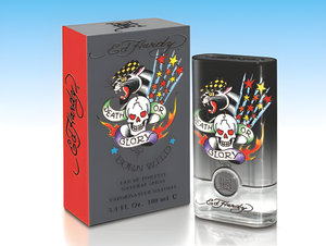 Ed Hardy Born Wild for Men by Christian Audigier perfume bottle