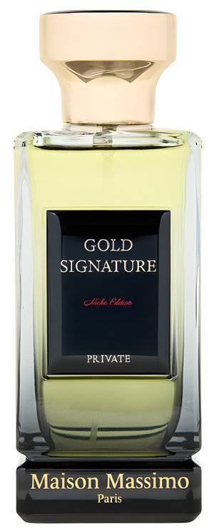 Gold Signature by Maison Massimo perfume bottle
