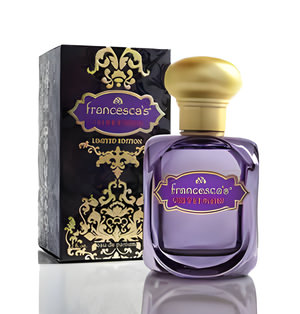 Velvet Noir by francesca's perfume bottle