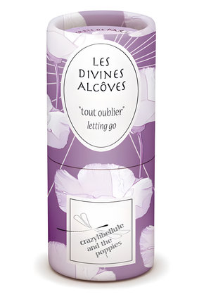 Les Divines Alcoves Tout Oublier Letting Go by Crazylibellule and the Poppies perfume bottle