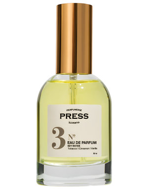 No. 3 by Press Gurwitz Perfumerie perfume bottle