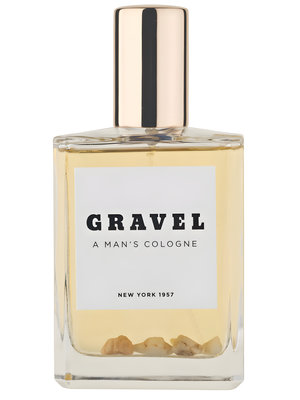 A Man's Cologne by Gravel perfume bottle
