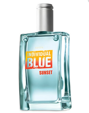 Individual Blue Sunset by Avon perfume bottle