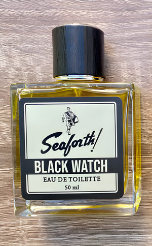 Seaforth! Black Watch by Spearhead Shaving Company perfume bottle