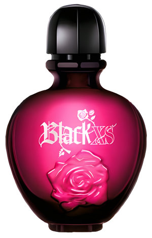 Black XS for Her by Rabanne perfume bottle