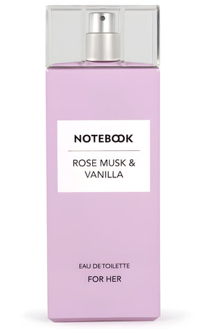 Rose Musk & Vanilla by Notebook perfume bottle