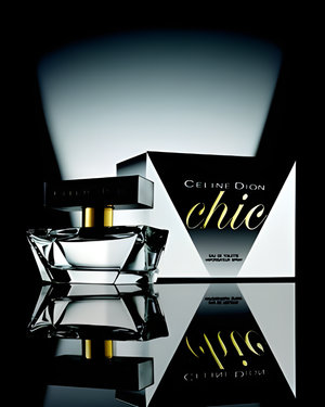 Chic by Celine Dion perfume bottle