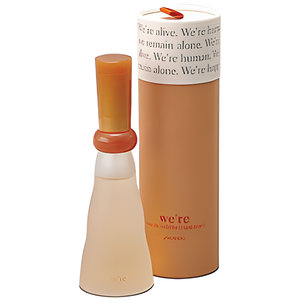 We're by Shiseido perfume bottle