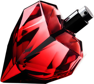 Loverdose Red Kiss by Diesel perfume bottle