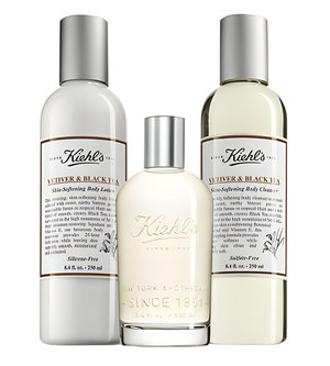 Aromatic Blends: Vetiver & Black Tea by Kiehl's perfume bottle