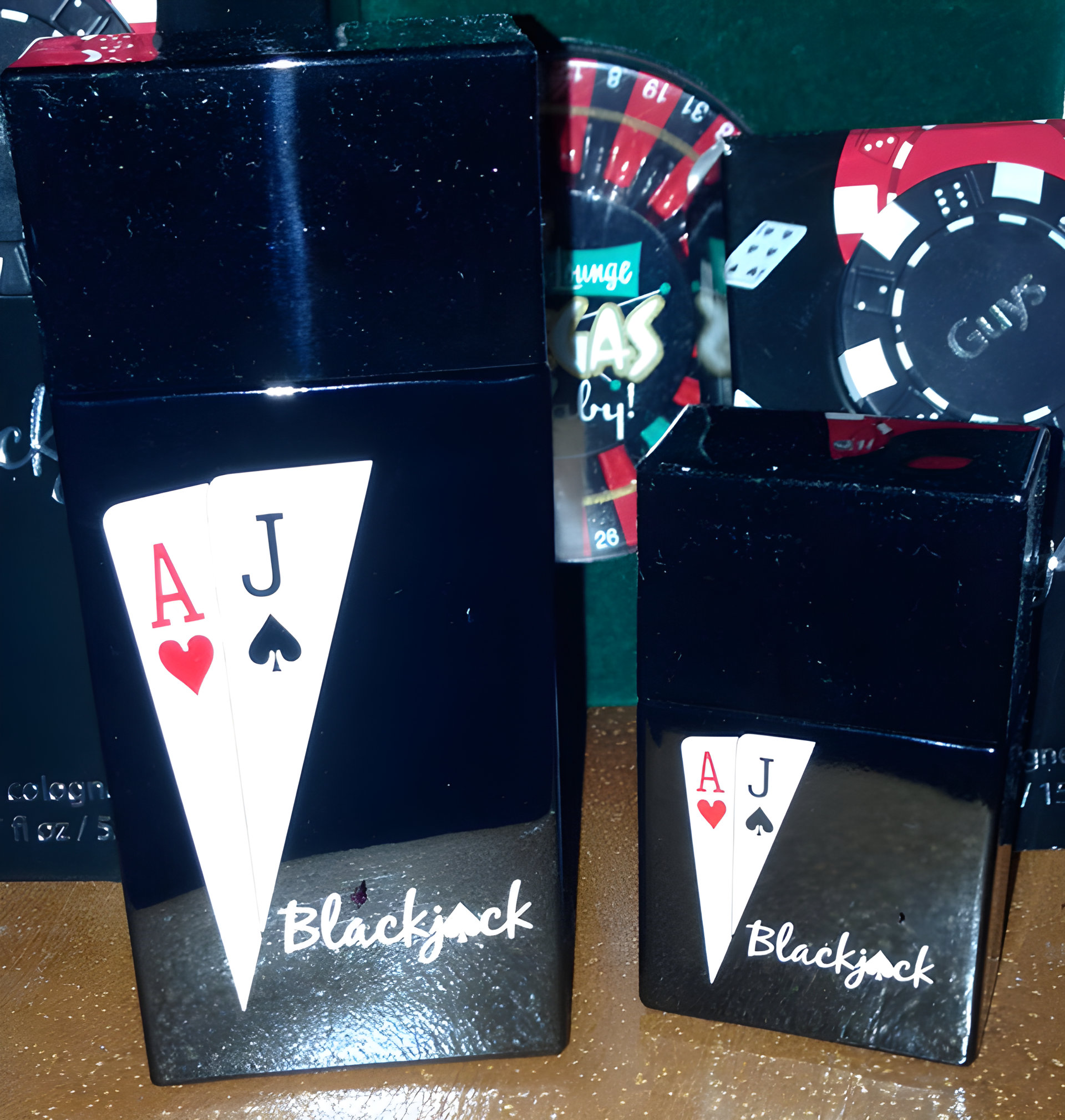 Blackjack by Wiseguys perfume bottle