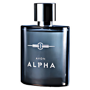 Alpha by Avon perfume bottle
