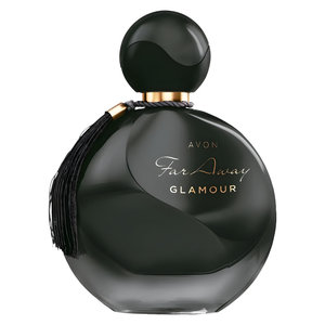 Far Away Glamour by Avon perfume bottle