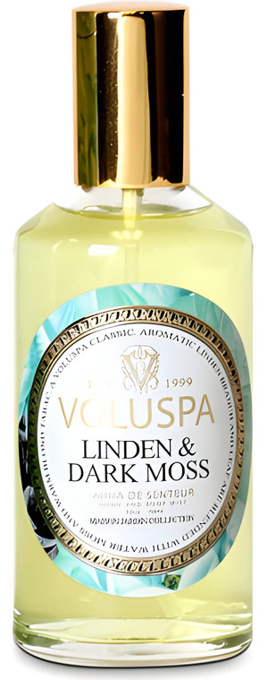 Linden & Dark Moss by Voluspa perfume bottle