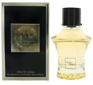 Black Is Black for Her by Nu Parfums perfume bottle