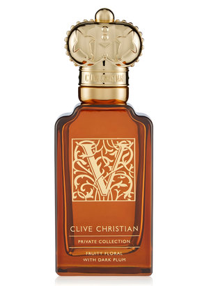 V for Women Fruity Floral With Dark Plum by Clive Christian perfume bottle