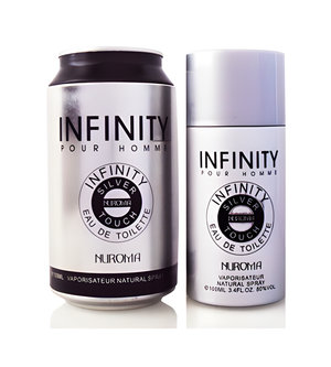Infinity Silver Touch by Nuroma perfume bottle