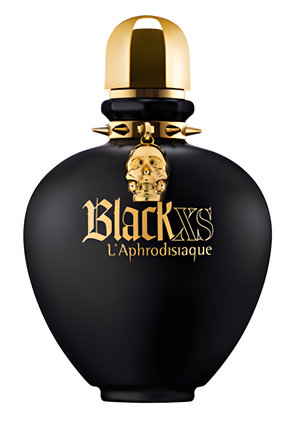 Black XS L'Aphrodisiaque for Women by Rabanne perfume bottle