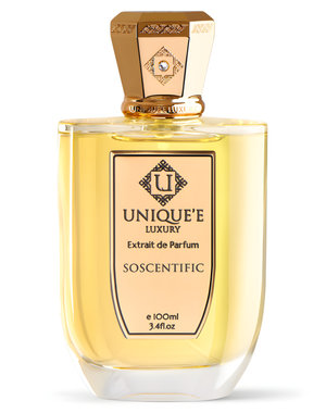 SoScentific by Unique'e Luxury perfume bottle