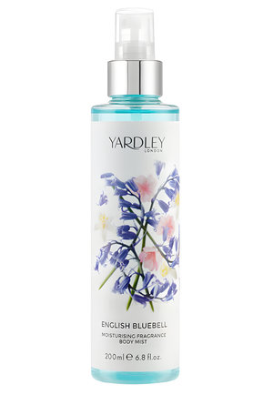 English Bluebell Fragrance Mist by Yardley perfume bottle