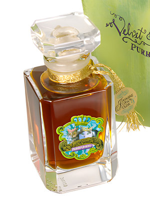 Jasmine Dawn & Dusk by Velvet & Sweet Pea’s Purrfumery perfume bottle