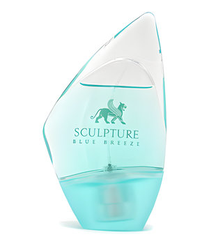 Sculpture Blue Breeze by Nikos perfume bottle