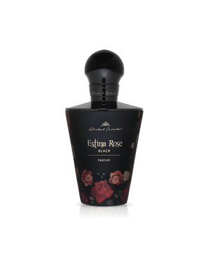 ESTINA ROSE BLACK by Alrehab Oriental perfume bottle