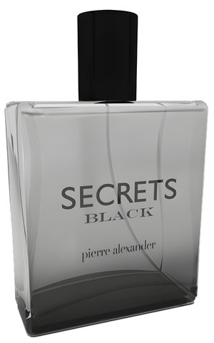 Secrets Black by Pierre Alexander perfume bottle